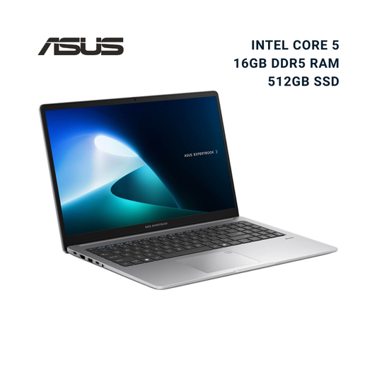 ASUS ExpertBook P1 15.6" Intel Core 5 Laptop | 16GB DDR5 | 512GB SSD iTMaster