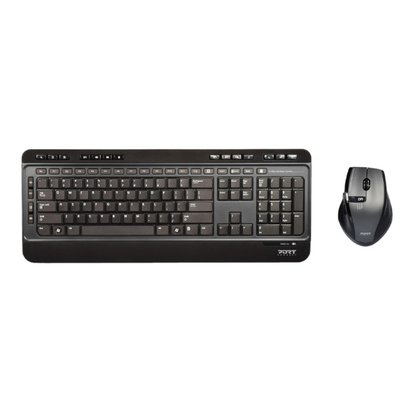 Port Connect Wireless Silent Keyboard & Mouse Combo iTMaster