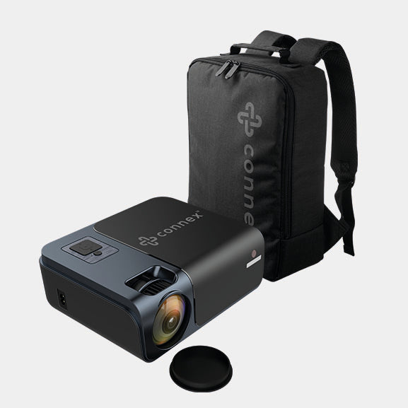 Connex Lumen Series 1080P Full HD Wi-Fi Projector | 4,000 Lumens | Black Connex