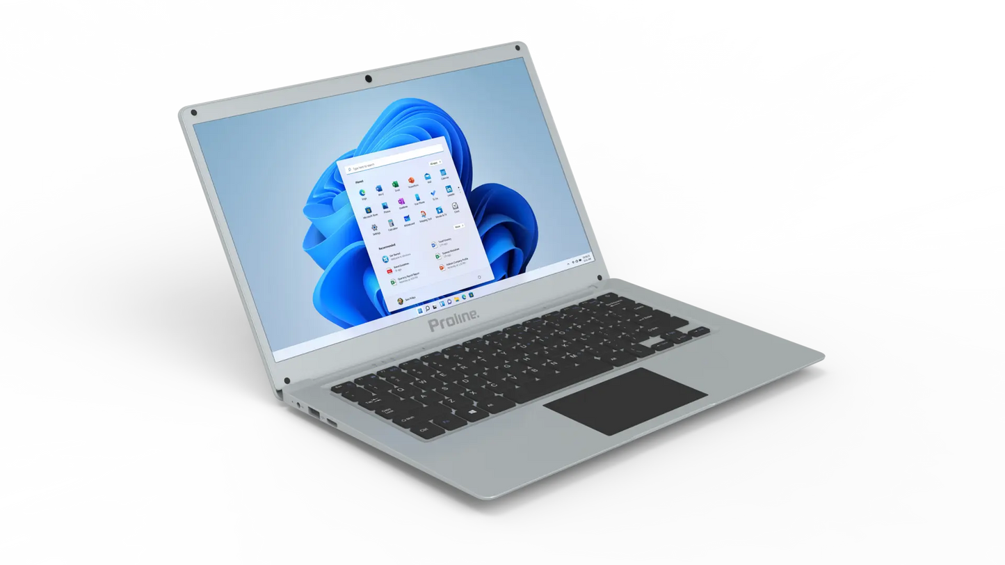 Proline V146GNG Laptop Intel Celeron 14" 8GB 256GB W11 Home (BUNDLE) Proline